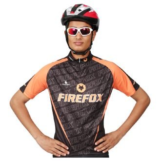 Firefox Half Sleeve Cycling Jersey Beats Black