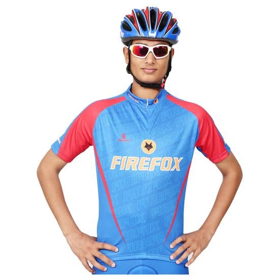 Firefox Half Sleeve Cycling Jersey Beats Blue