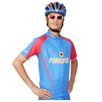 Firefox Half Sleeve Cycling Jersey Beats Blue