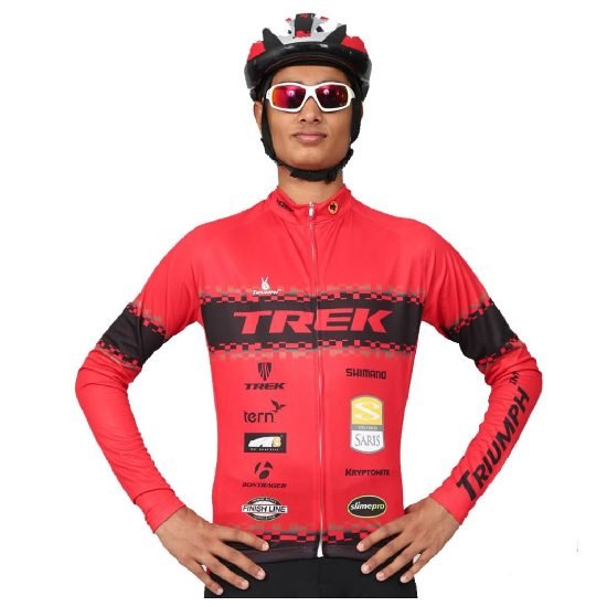 FireFox Full Sleeve Cycling Jersey – Red