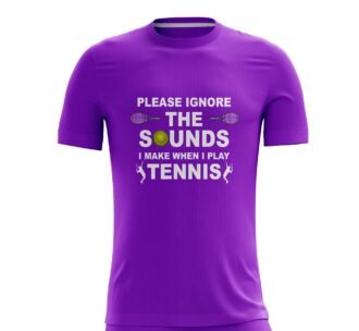 Unisex Full-Sublimated Tennis Round neck T-shirt