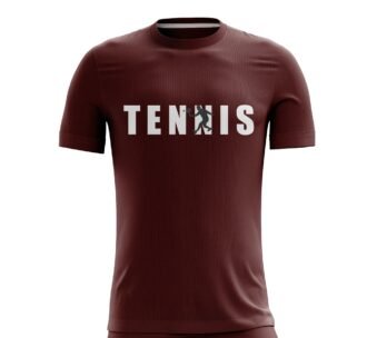 Unisex Tennis Round neck T-shirt