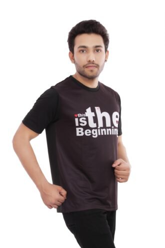 Designer Casual Tshirt Black for Men