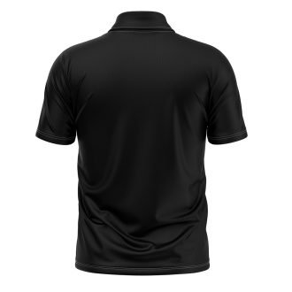 India Independence Day Black Polo Casual Tshirt