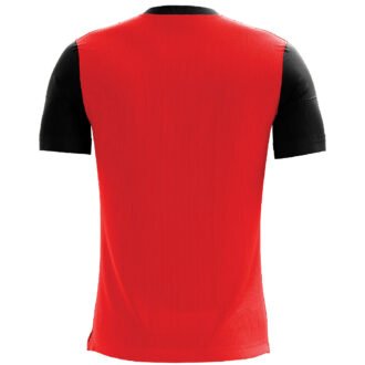 Shiva's Design Printed Casual T-shirt Red & Black