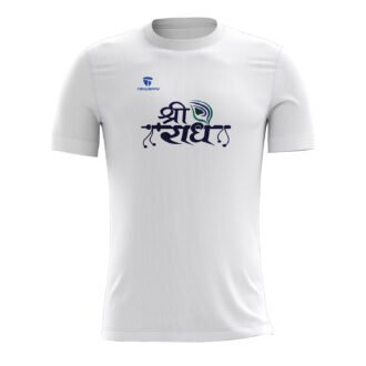 Krishna Casual White T-shirt
