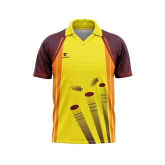 Full-printed cricket jersey