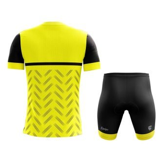 Polyester Half Sleeve Bike Riding Men's Tshirts and Cycling Shorts