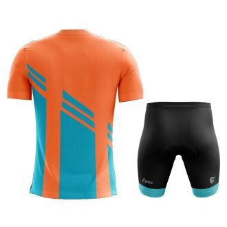 Bicycle Long Ride Padded Cycling Shorts with Half Sleeve Cycling T-shirts