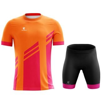 Quick Dry Cycling Tshirts and Padded Shorts for Men Cyclist