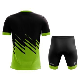 Round Neck Cycling T-Shirts and Gel Tech Padded Shorts for Men
