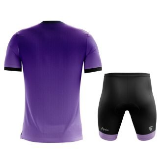 Foam Padded Cycling Shorts with Round Neck T-shirts