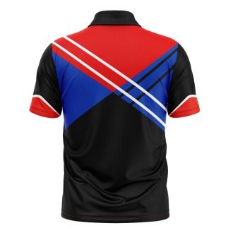 Regular Fit Collar V-Neck Cricket Jersey T-Shirt | Cricket Clothing
